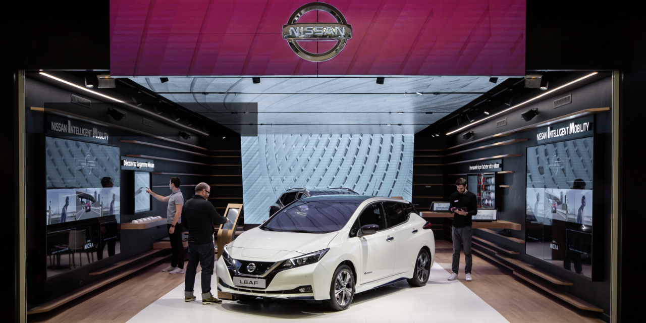 MOOD:MEDIA  réalise le nouveau « City Hub » de Nissan dans le sud-ouest parisien à Velizy 2